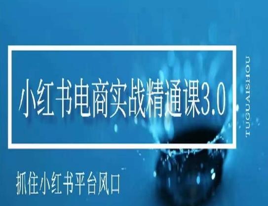 小红书电商实战精通课3.0，抓住小红书平台的风口，不错过有一个赚钱的机会K叔网赚资源-网赚项目-副业赚钱-互联网创业-资源整合K叔网赚资源
